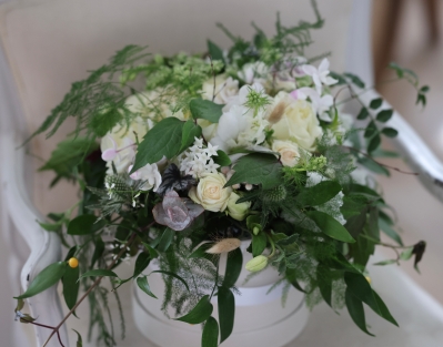 Autumnal Hat Box Flowers