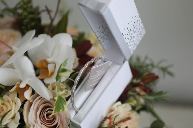 The Birthday Flower Box & Chocolates & A Keepsake Gift from Tipperary Chrystal