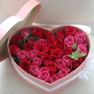 Pink Rose Box & Chocolates