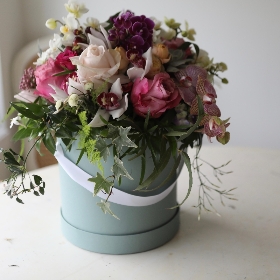 Spring Hat Box Flowers